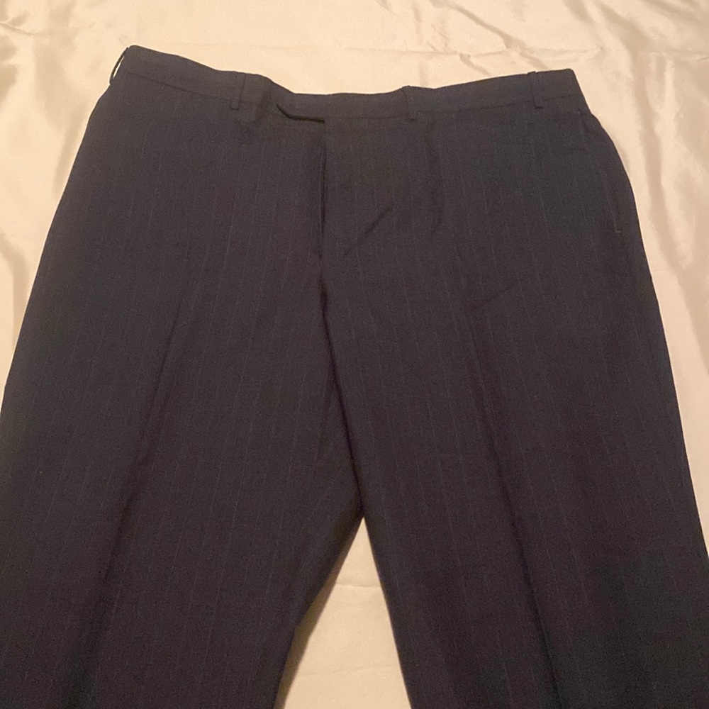 Size 42 x 30 gray pinstripe dress pants